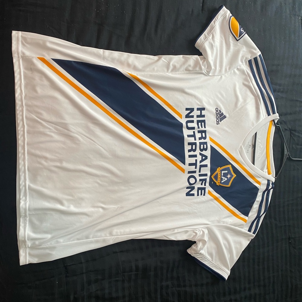 LA Galaxy Soccer Replica Adidas Jersey